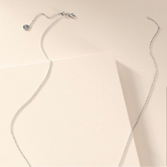 Stella & Dot Amour Drop Pendant Silver - Picture 4 of 4